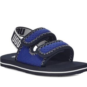 UGG Kids' Royal Blue and Navy Double-Strap Sport Sandal